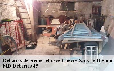 Débarras de grenier et cave  chevry-sous-le-bignon-45210 MD Débarras 45