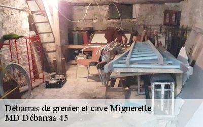 Débarras de grenier et cave  mignerette-45490 MD Débarras 45