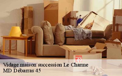 Vidage maison succession  le-charme-45230 MD Débarras 45