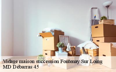 Vidage maison succession  fontenay-sur-loing-45210 MD Débarras 45