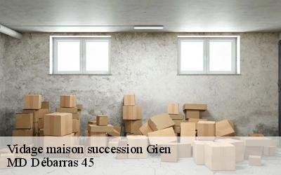 Vidage maison succession  gien-45500 MD Débarras 45